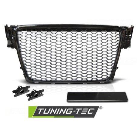 Grille Sport Noir Brillant pour AUDI A4 B8 08-11