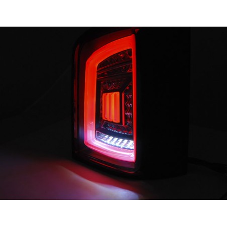 Feux arrière LED BAR fumé noir rouge pour VW T5 04.03-09 / 10-15