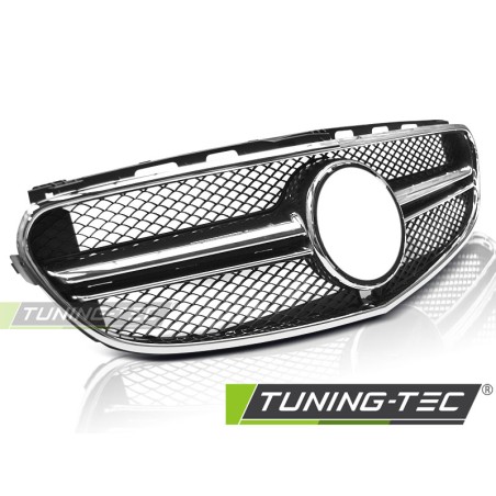 Grille sport noir chrome compatible Mercedes W212 13-16