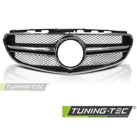 Grille sport noir chrome compatible Mercedes W212 13-16