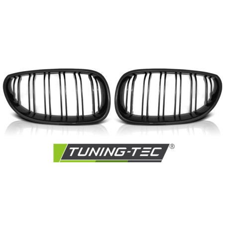 Grille noire brillante double barre look sport compatible BMW E60/E61 07.03-10