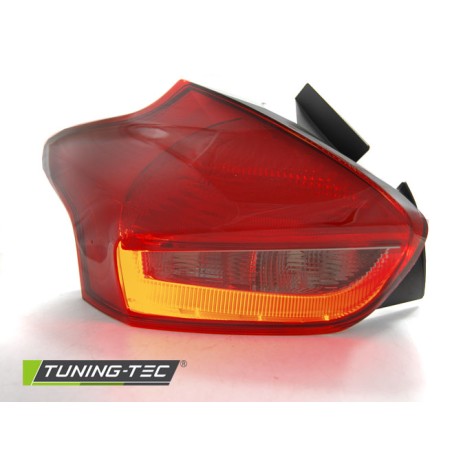 FORD FOCUS 3 15-18 HATCHBACK ROUGE FUMÉ LED