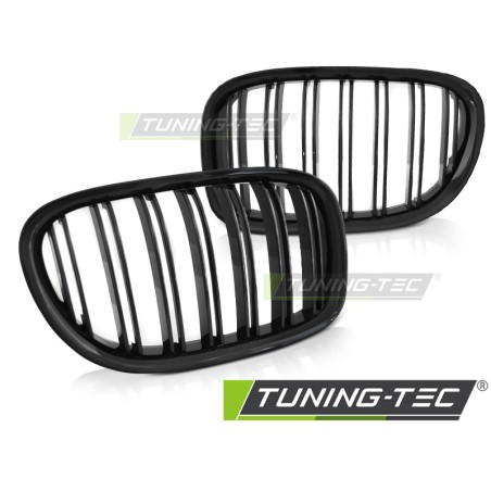 Grille noire brillante double barre compatible BMW F01 09-15