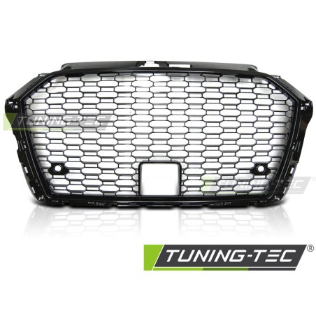 Grille Sport Noir Brillant pour AUDI A3 (8V) 17-