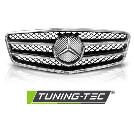 Grille Sport Noir Chrome compatible Mercedes W212 09-13