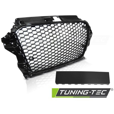 Grille sport noir brillant compatible AUDI A3 (8V) 12-16