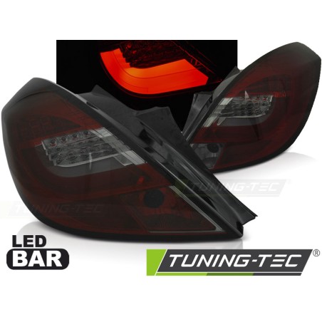 OPEL CORSA D 3D 04.06-14 LED BAR ROUGE FUMÉ