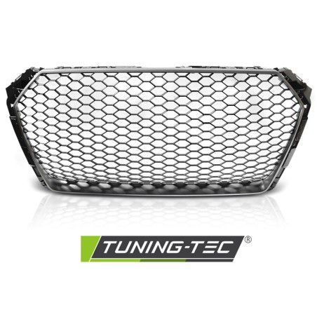 Grille sport gris mat argent pour AUDI A4 B9 15-19