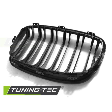 Grille noire brillante double barre look sport compatible BMW F20 F21 11-12.14