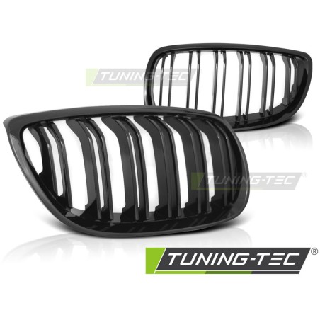 Grille noire brillante double barre look sport compatible BMW E92/E93 07-10 C/C