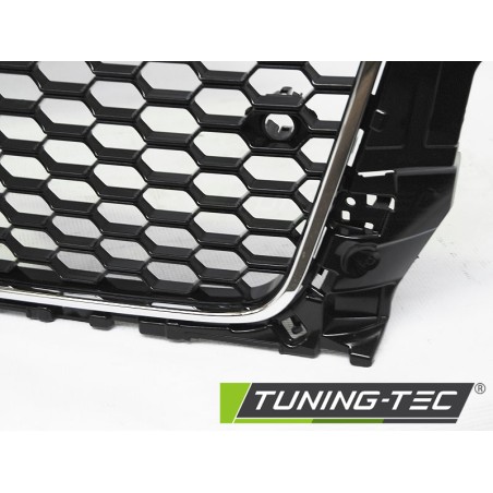 Grille Sport Chrome Noir pour AUDI A3 (8V) 12-16