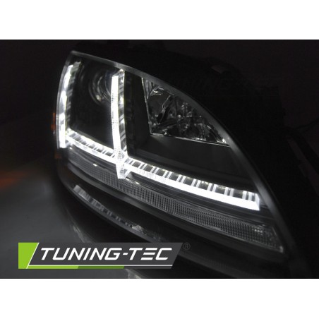 Phares AUDI TT 8J LED noirs séquentiels pour  2006-2010