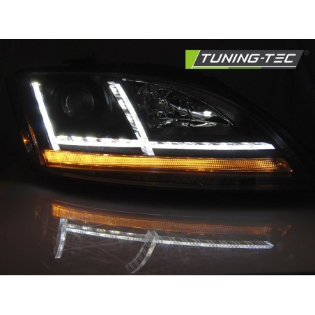 Phares AUDI TT 8J LED noirs séquentiels pour  2006-2010