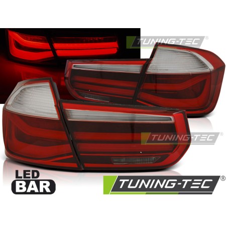 Feux arrière LED BAR rouge fumé pour BMW F30 11-15