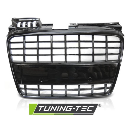 Grille Sport Noir Brillant compatible AUDI A4 B7 04-08