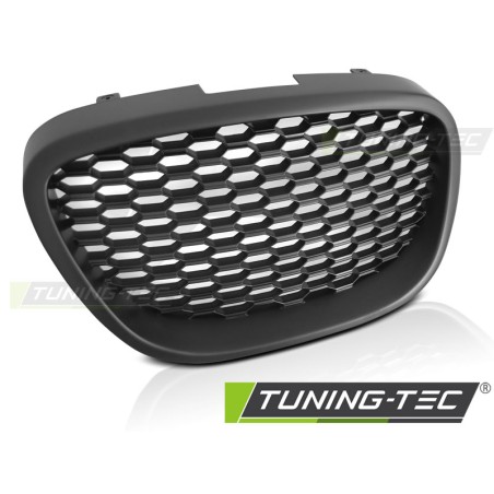 Grille design nid d'abeille noire compatible SEAT LEON / ALTEA / TOLEDO 05-09