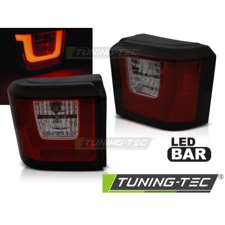 Feux arrière LED BAR rouge fumé pour VW T4 90-03.03