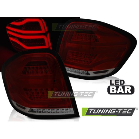 Feux arrière LED BAR rouge fumé pour MERCEDES M-KLASA W164 05-08