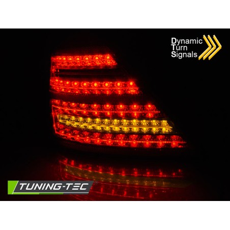 Feux arrière LED rouge blanc séquentiel pour MERCEDES W221 S-KLASA 05-09