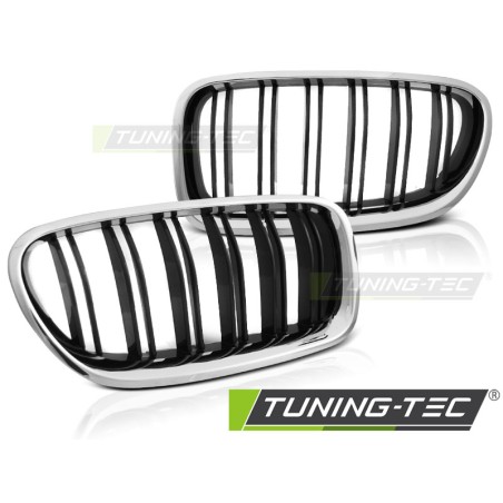 Grille noire brillante chromée look sport compatible BMW F10 / F11 10-16