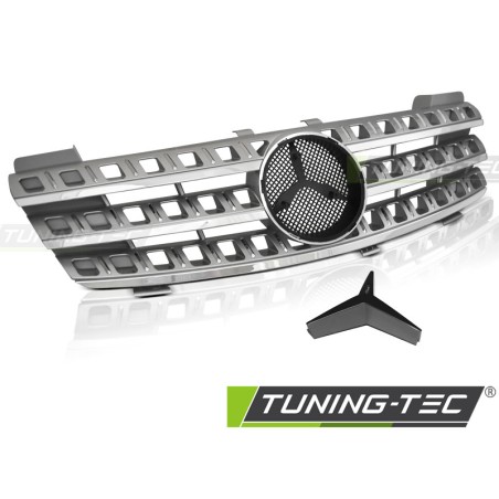 Grille sport argent chromé compatible MERCEDES W164 05-08