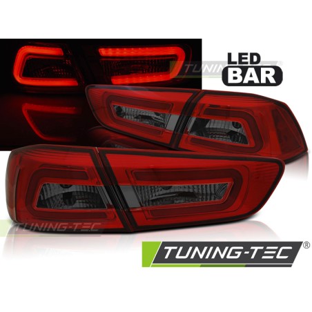 MITSUBISHI LANCER 8 BERLINE 08-11 FEU ROUGE FUMÉ LED BAR