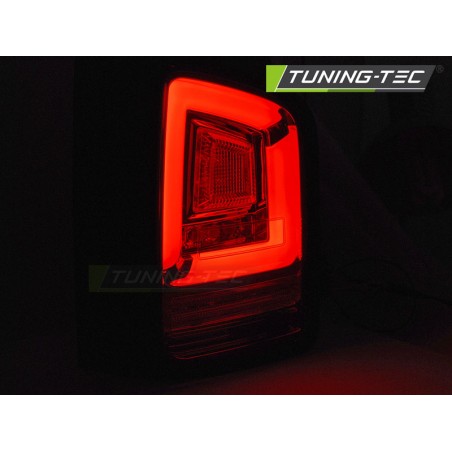 Feux arrière à LED barre rouge fumée séquentiel pour VW T5 10-15