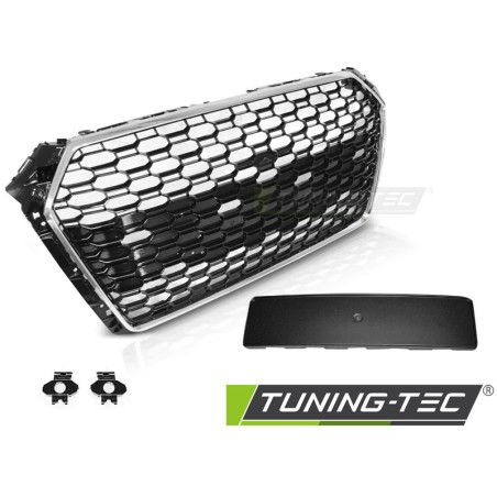 GRILLE SPORT CHROME BLACK PDC fit AUDI A4 B9 15-19