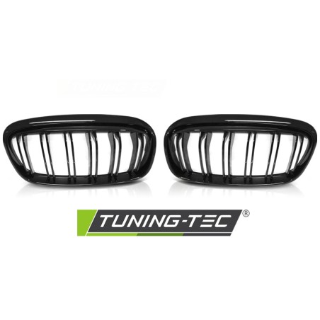 Grille noire brillante double barre compatible BMW F45/F46 14-18