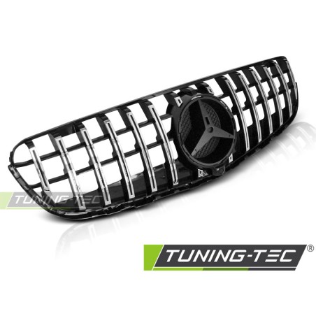 GRILLE SPORT GLOSSY BLACK CHROME fits MERCEDES GLC W253 15-18