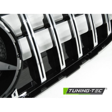 GRILLE SPORT GLOSSY BLACK CHROME fits MERCEDES GLC W253 15-18