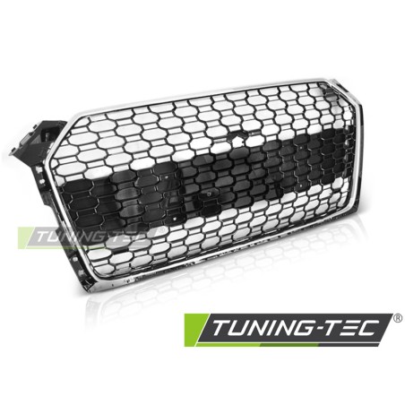 GRILLE SPORT CHROME GLOSSY BLACK fit AUDI A5 16-19