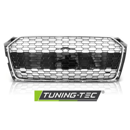 GRILLE SPORT CHROME GLOSSY BLACK fit AUDI A5 16-19