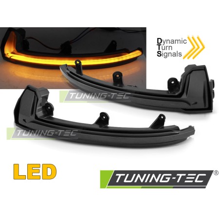 SIDE DIRECTION IN THE MIRROR SMOKE LED SEQ fits  PORSCHE CAYENNE II 15-17