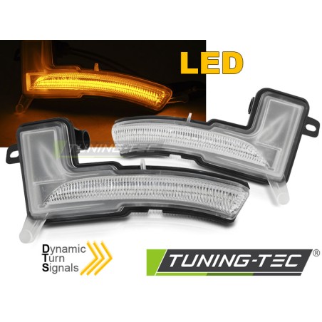 SIDE DIRECTION IN THE MIRROR WHITE LED SEQ fits RENAULT CLIO IV 16-19