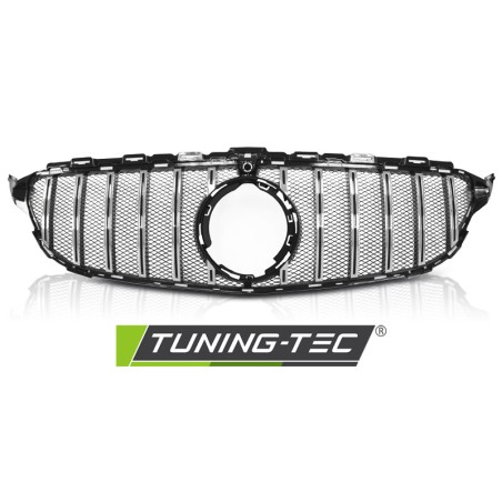 GRILLE SPORT BLACK CHROME fits MERCEDES W205 18-