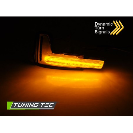 Clignotant latéral dans le rétroviseur LED fumé pour VOLVO XC90 MK II 14-20