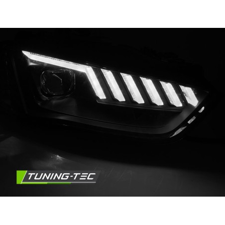 XENON HEADLIGHTS LED BLACK SEQ fits AUDI A4 B8 12-15