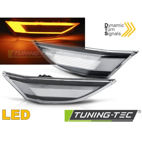 Clignotant latéral LED blanc séquentiel pour PORSCHE 911 (991) CARRERA 11-15