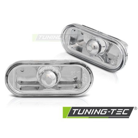 Clignotant latéral chromé compatible avec VW Golf 4 / Bora 95- / Golf 3 95- / Ibiza 95-99 / Toledo