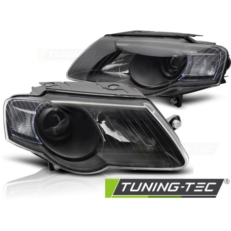 HEADLIGHTS BLACK fits VW PASSAT B6 3C 03.05-10