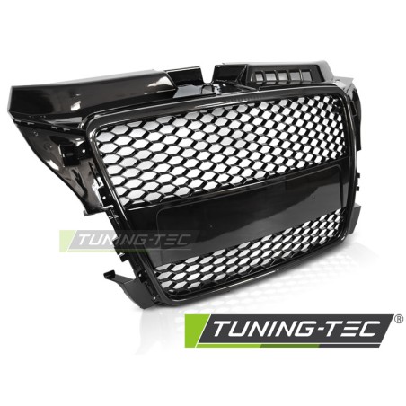 GRILLE SPORT GLOSSY BLACK fits AUDI A3 (8P) 04.08-07.12