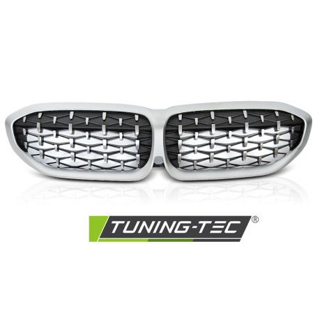 GRILLE DIAMOND SILVER fits BMW G20/G21 19-22