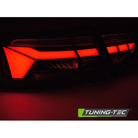 LED BAR TAIL LIGHTS SMOKE SEQ fits AUDI A5 11-16