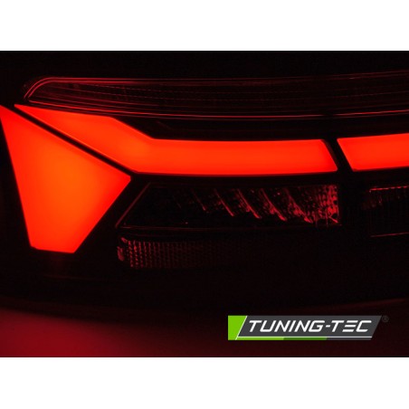 LED BAR TAIL LIGHTS SMOKE SEQ fits AUDI A5 11-16