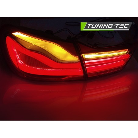 Feux arrière LED BAR rouge fumé pour BMW F32/F33/F36 13-16