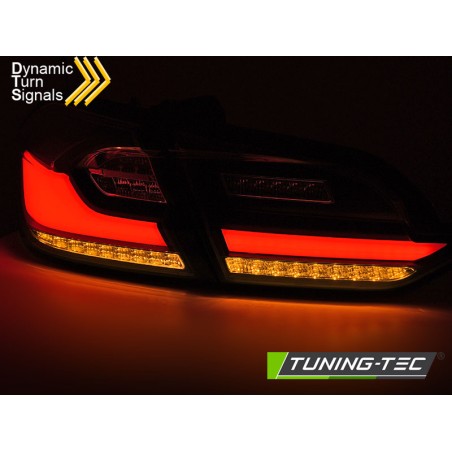 LED TAIL LIGHTS BLACK fits FORD FIESTA MK8 17-21 HATCHBACK