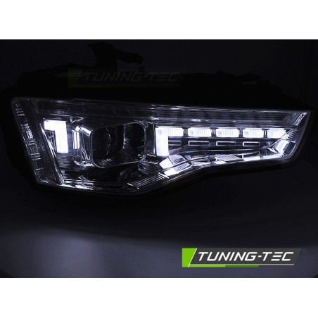 LED HEADLIGHTS LED CHROME SEQ fits AUDI A5 11-16