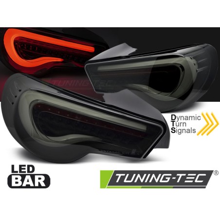 TOYOTA GT86 12-21 LED BAR BLACK SMOKE WHITE SEQ