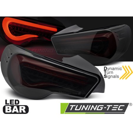 TOYOTA GT86 12-21 LED BAR BLACK SMOKE RED SEQ